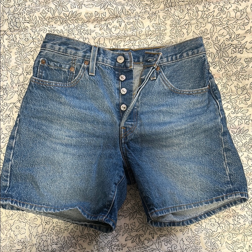 Levi’s Denim Button-Fly Shorts